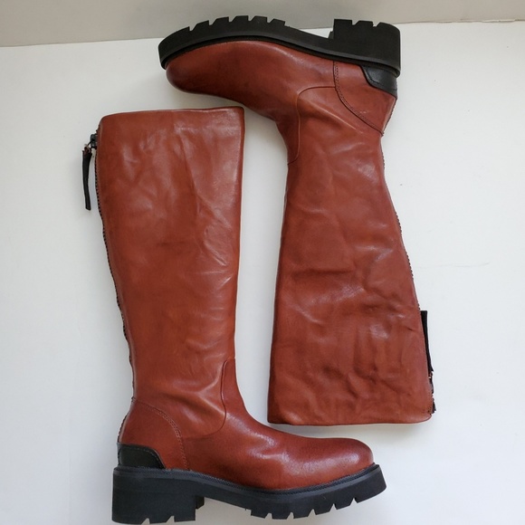 frye allison tall back zip